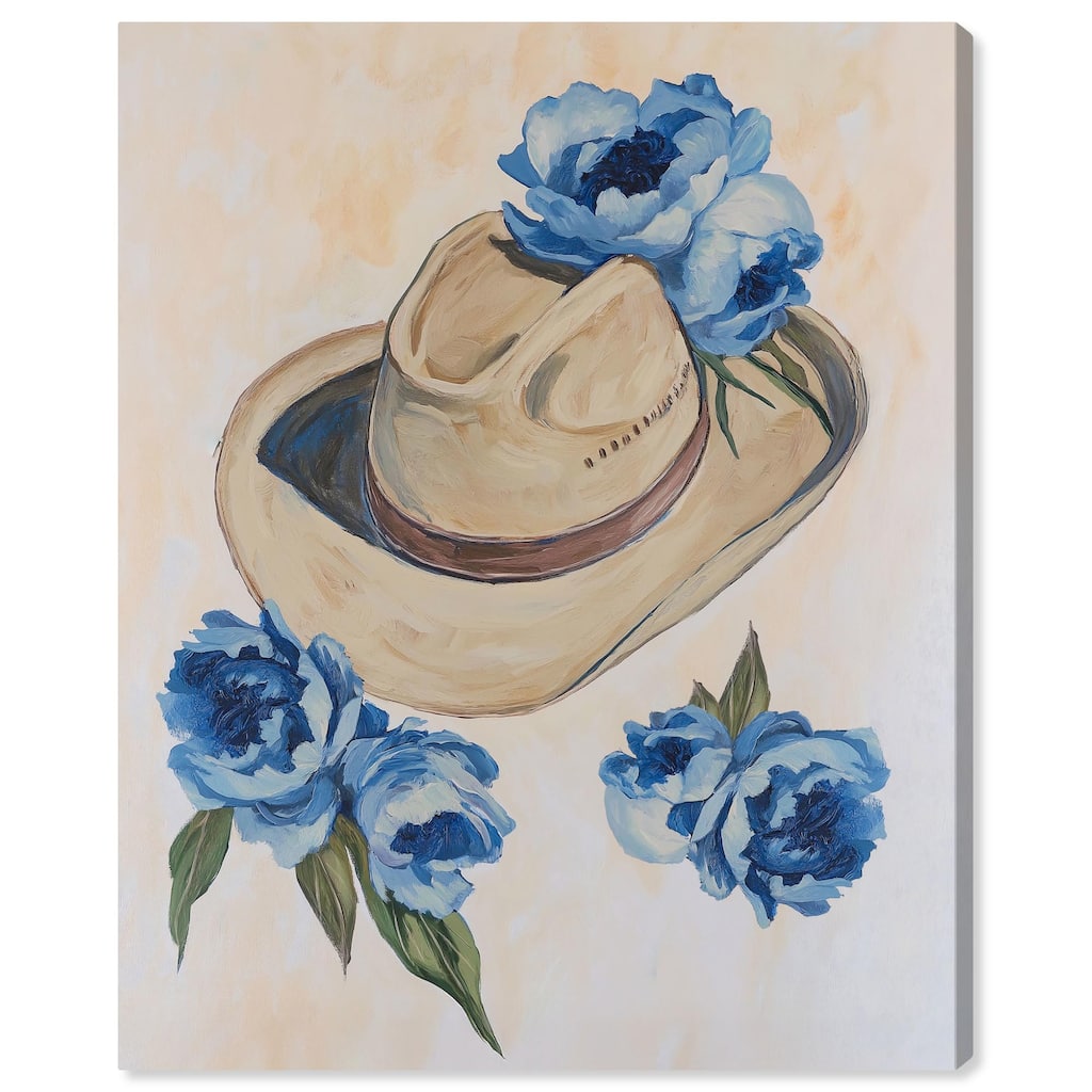 Brimming Blues I Canvas by Art Remedy, Gallery Wrapped