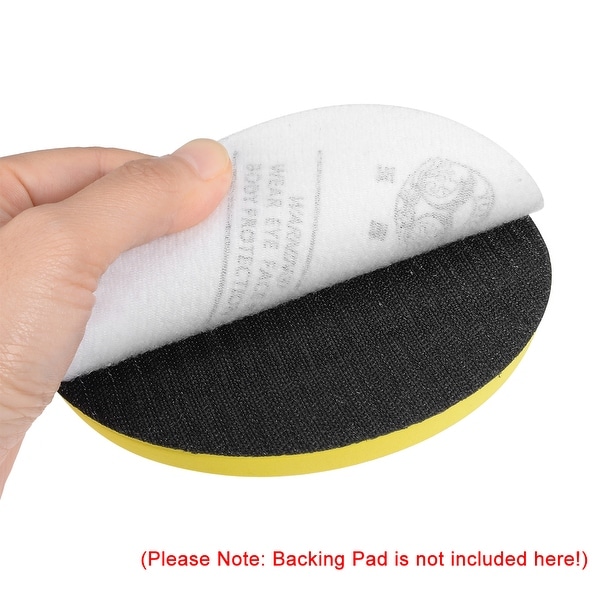 10Pcs 4.8 Inch Hook Loop Sanding Disc 600 Grits Flocking Sandpaper