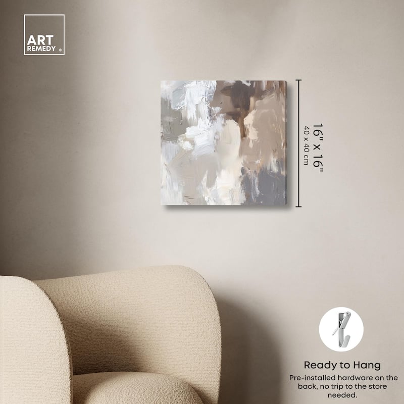Faded Textured I Canvas by Art Remedy, Gallery Wrapped