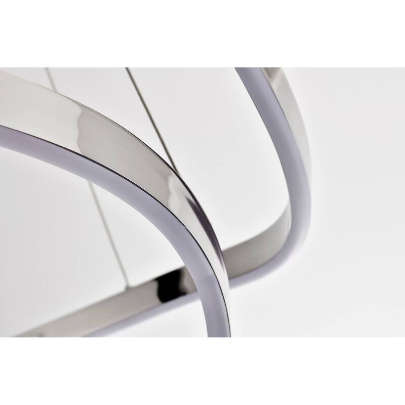 Sylas 36 Inch LED Pendant Polished Nickel Finish - Polished Nickel
