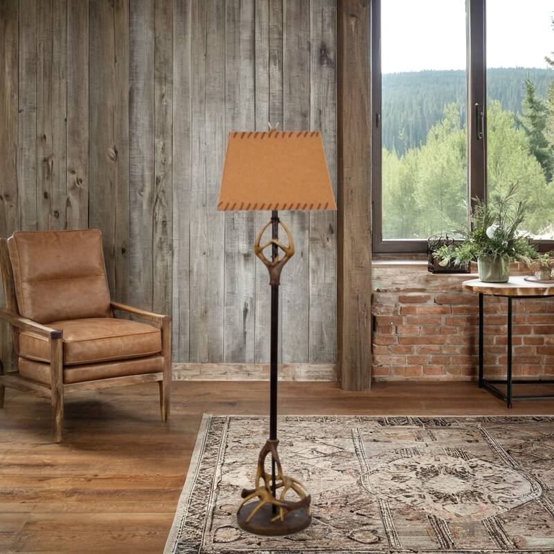 Polyresin 61" Floor Lamp
