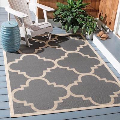SAFAVIEH Courtyard Maryanne Indoor/ Outdoor Waterproof Patio Backyard Rug