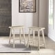 preview thumbnail 7 of 19, Cadiz Saddle Seat 24" Counter Height Backless Stools (Set of 2)