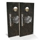 preview thumbnail 1 of 7, Oklahoma Flag Rustic Outdoor Cornhole Board Set
