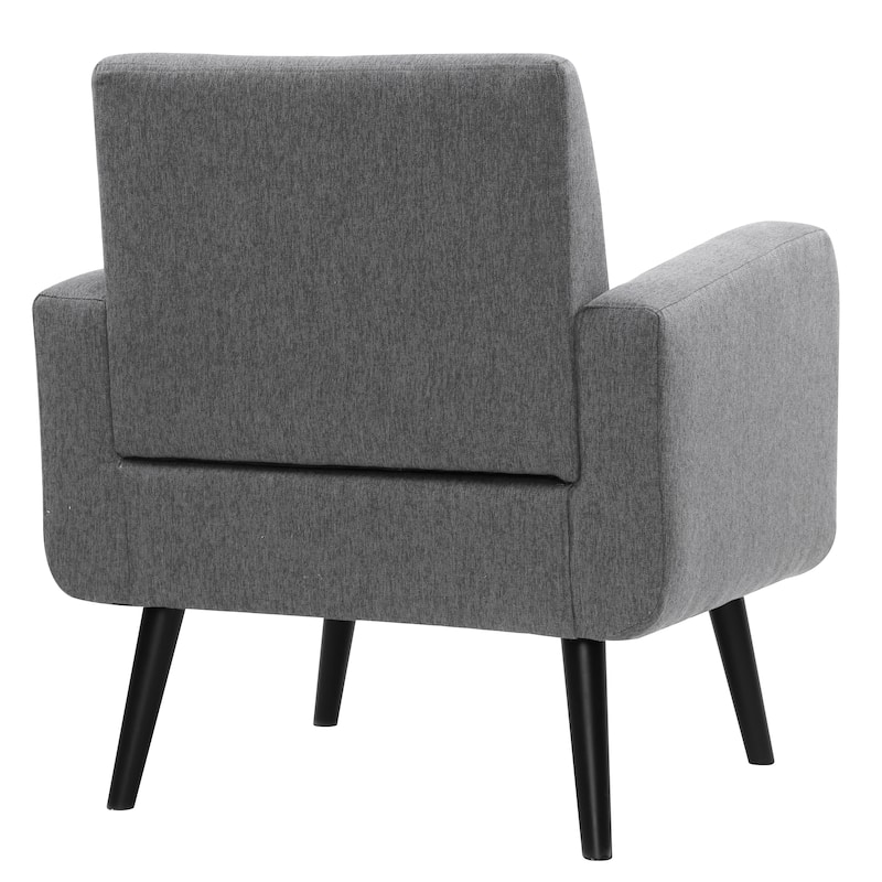 Mid Century Fabric Modern Accent Chair Armchair