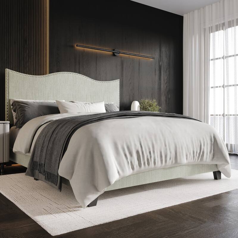 Clayfell Anderson Upholstered Panel Bed