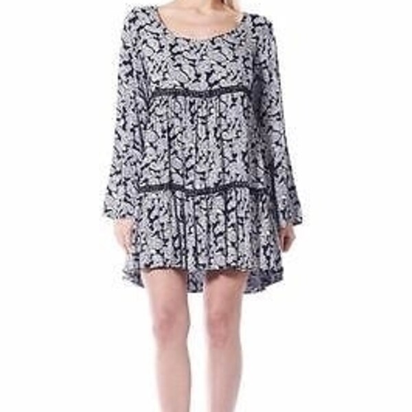 bell sleeve hippie dress