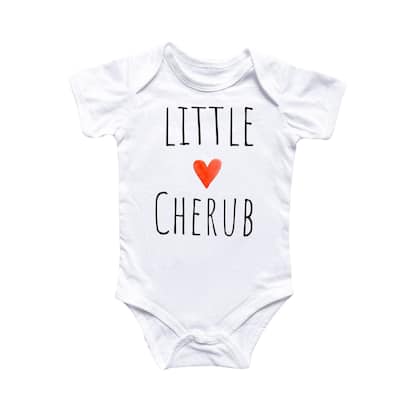 Little Cherub - Baby Boy Girl Clothes Infant Bodysuit Funny Cute Newborn