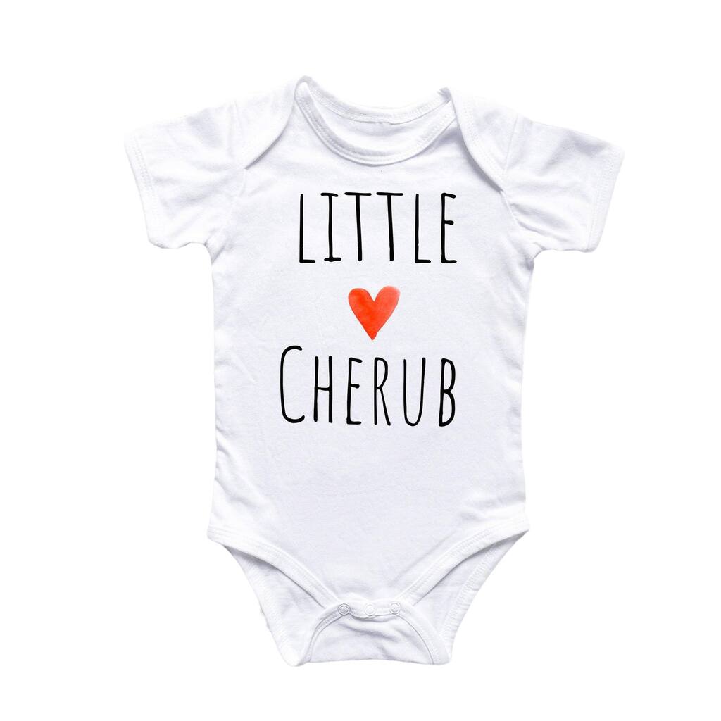 Little Cherub - Baby Boy Girl Clothes Infant Bodysuit Funny Cute Newborn