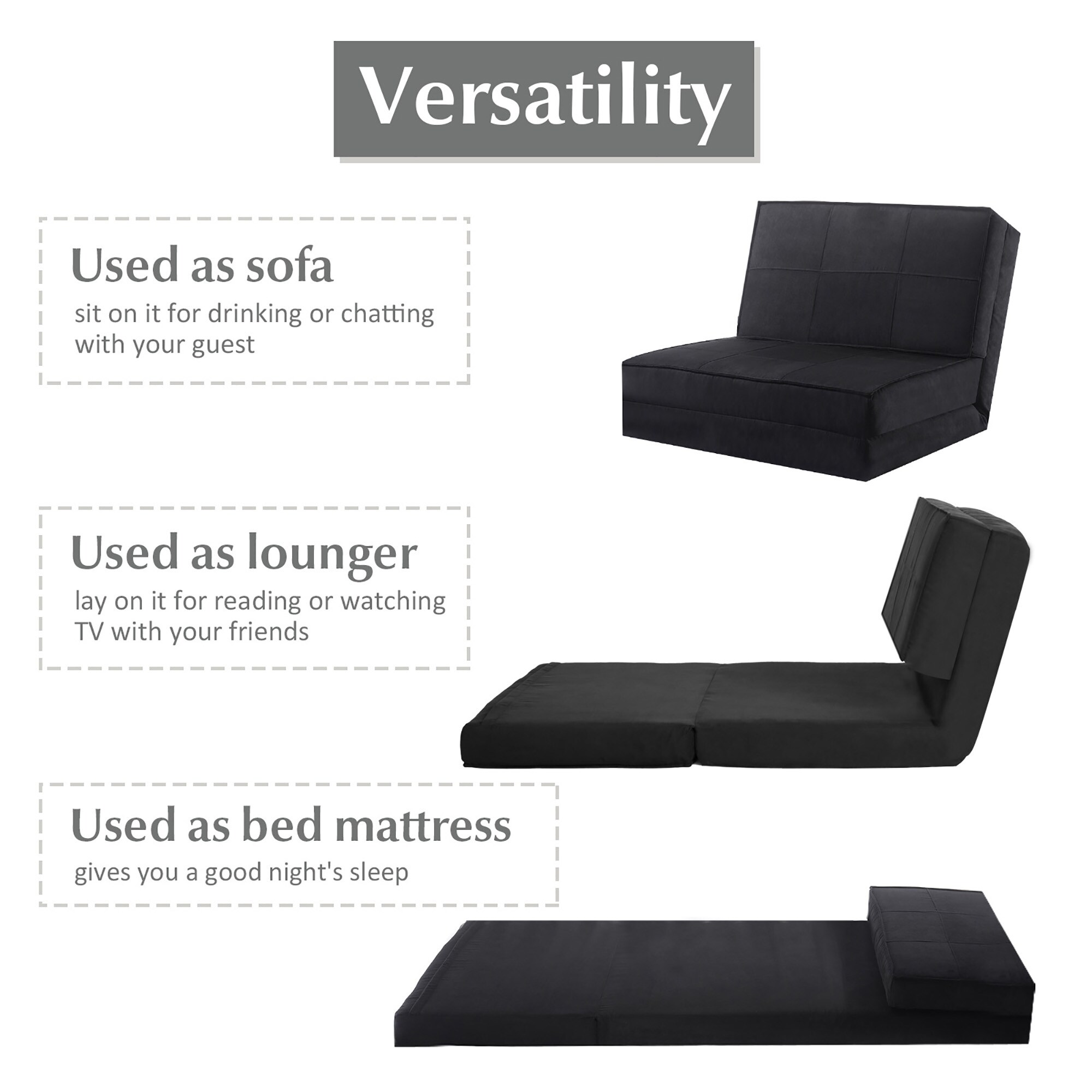 Flip chair online beds