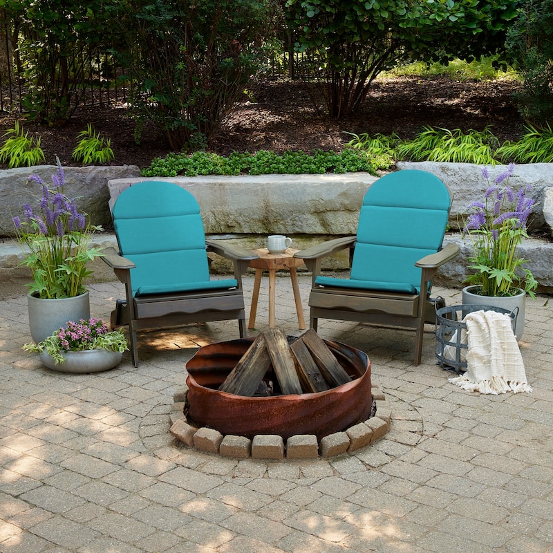 ARDEN Outdoor Foam Adirondack Cushion, Set of 2