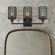 preview thumbnail 14 of 14, Livex Lighting 3-light Black Finish Vanity Sconce, 14043-04 - 23" W x 11" H x 6.5" EXT
