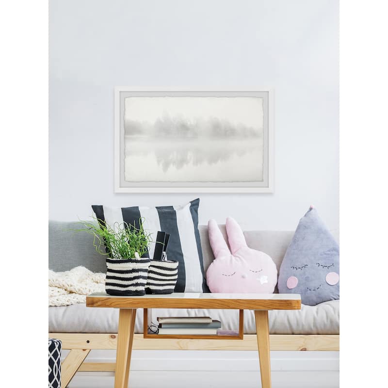 'Icy Reflections' Framed Painting Print