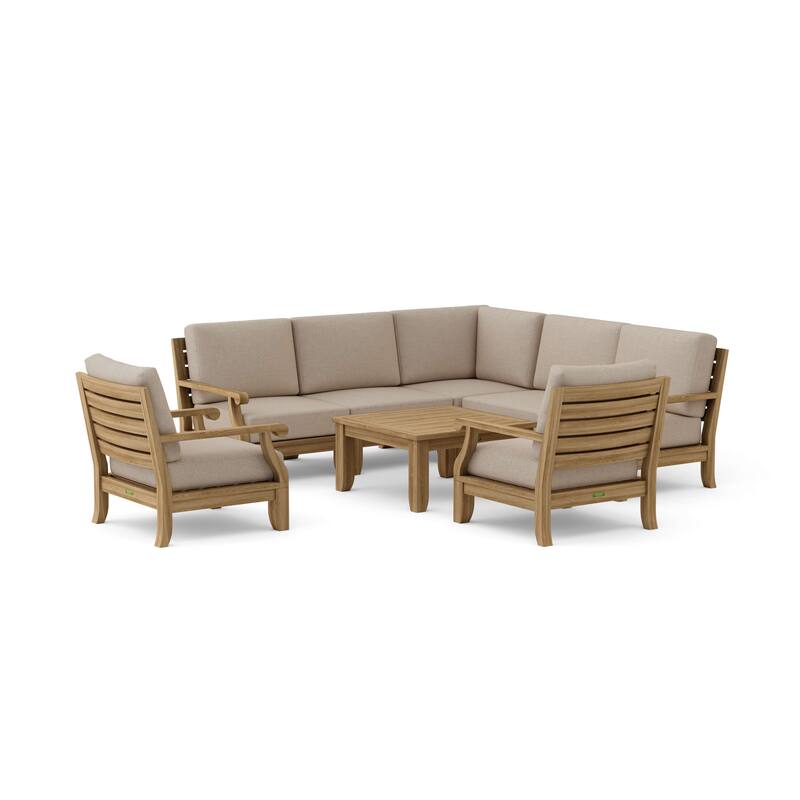 Riviera Luxe 8-Pieces Modular Set - Cast Ash