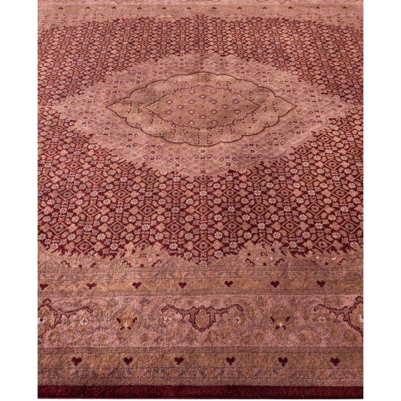 Overdyed One-of-a-Kind Hand-Knotted Area Rug - Red - 6' 2" x 9' 5"