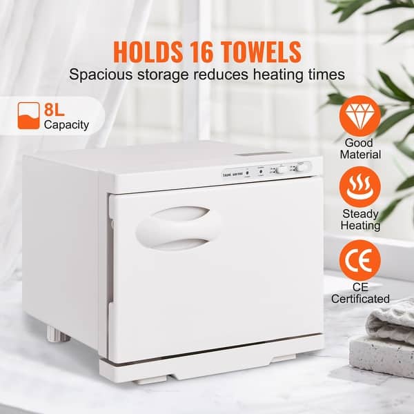 Hot Towel Warmer All-round Heating for Facials, SPA, Massage, Salon, Bathroom, Esthetician - 8L 2-in-1