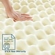 preview thumbnail 7 of 10, Priage by ZINUS 1.25 Inch Copper Cooling Memory Foam Mattress Topper