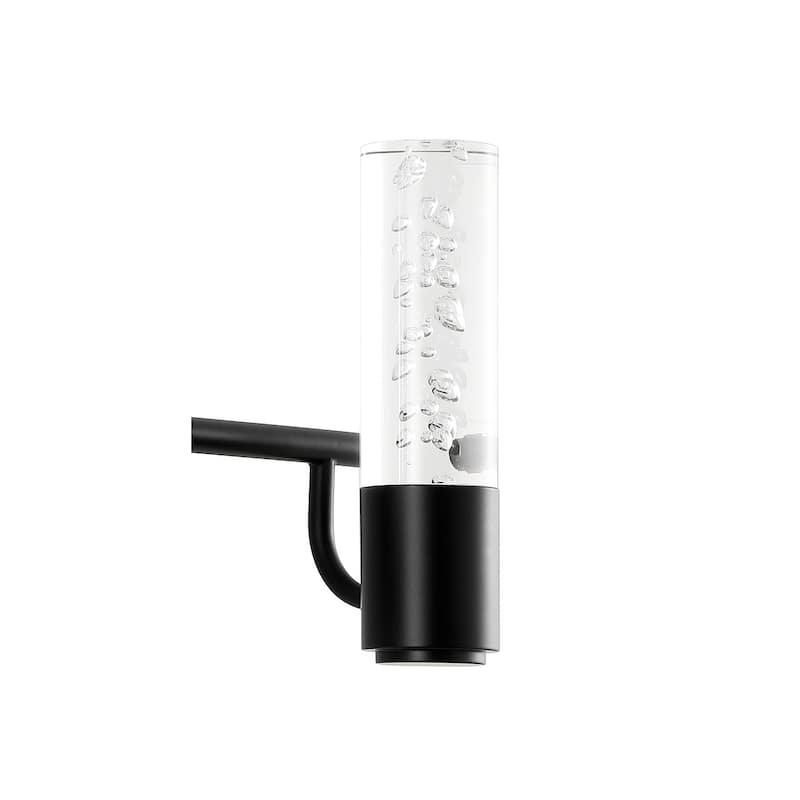 Alain Minimalist Modern Bubble Acrylic/Iron Integrated LED Vanity Light, by JONATHAN Y