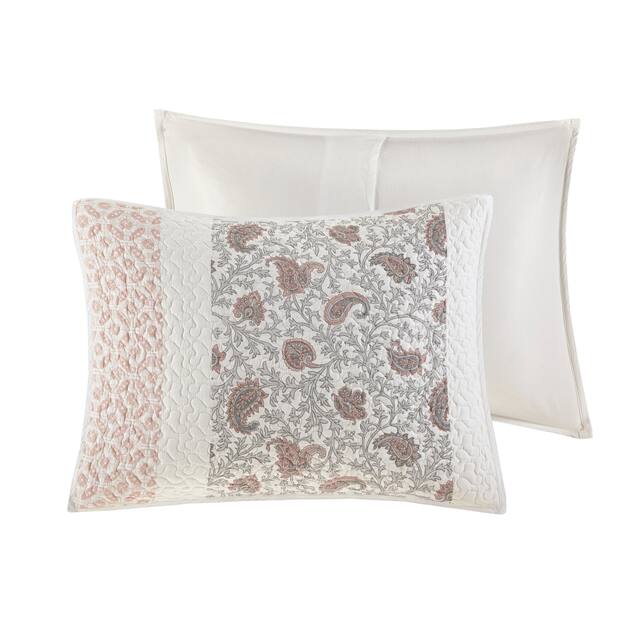 Madison Park Vanessa Cotton Percale 6-piece Coverlet Set