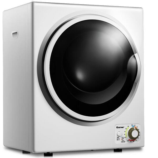 Shop Costway Electric Tumble Compact Cloth Dryer Stainless Steel
