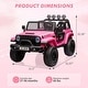preview thumbnail 12 of 18, 24V 7AH Kids Ride on Truck Car 2 Seater Electric Vehicles for Toddles