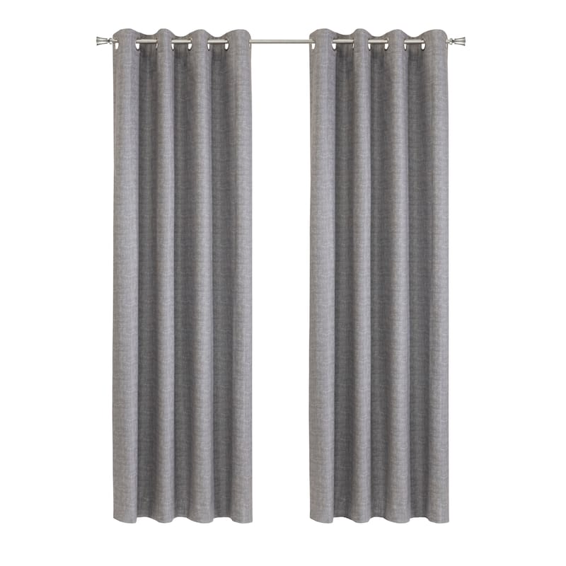 Mason Texture Printed Blackout Grommet Curtain Panel