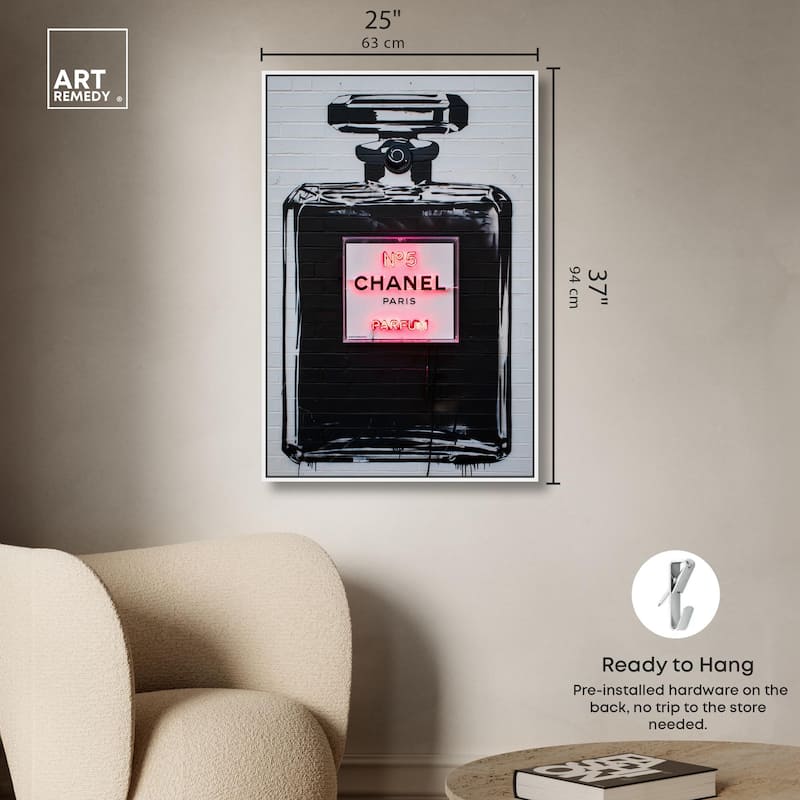 Parisian Perfume II Canvas by Art Remedy
