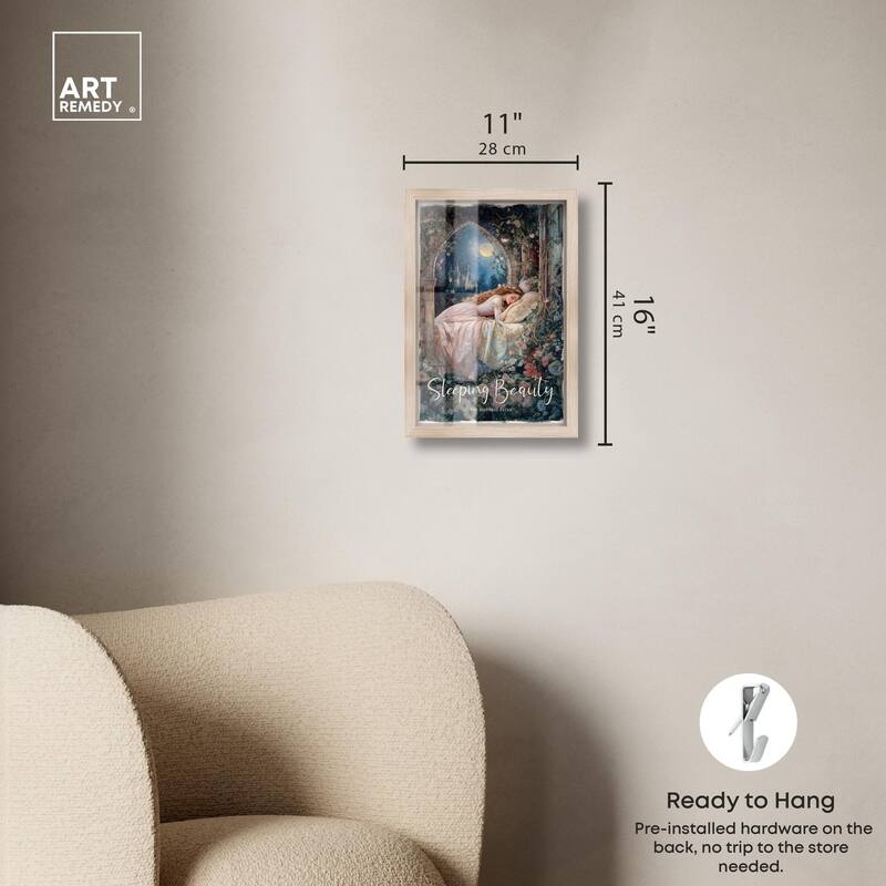 Classic Sleeping Beauty Shadowbox by Art Remedy