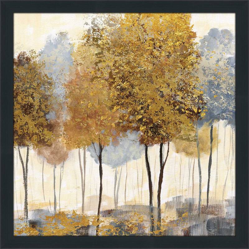 "Metallic Forest II (Square)" by Nan Print on Acrylic
