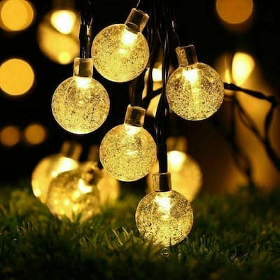 21.4ft 30 LED Waterproof Fairy Bubble Crystal Ball Light