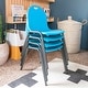 preview thumbnail 20 of 34, 12" Kid's Stacking Chairs-4 Pack