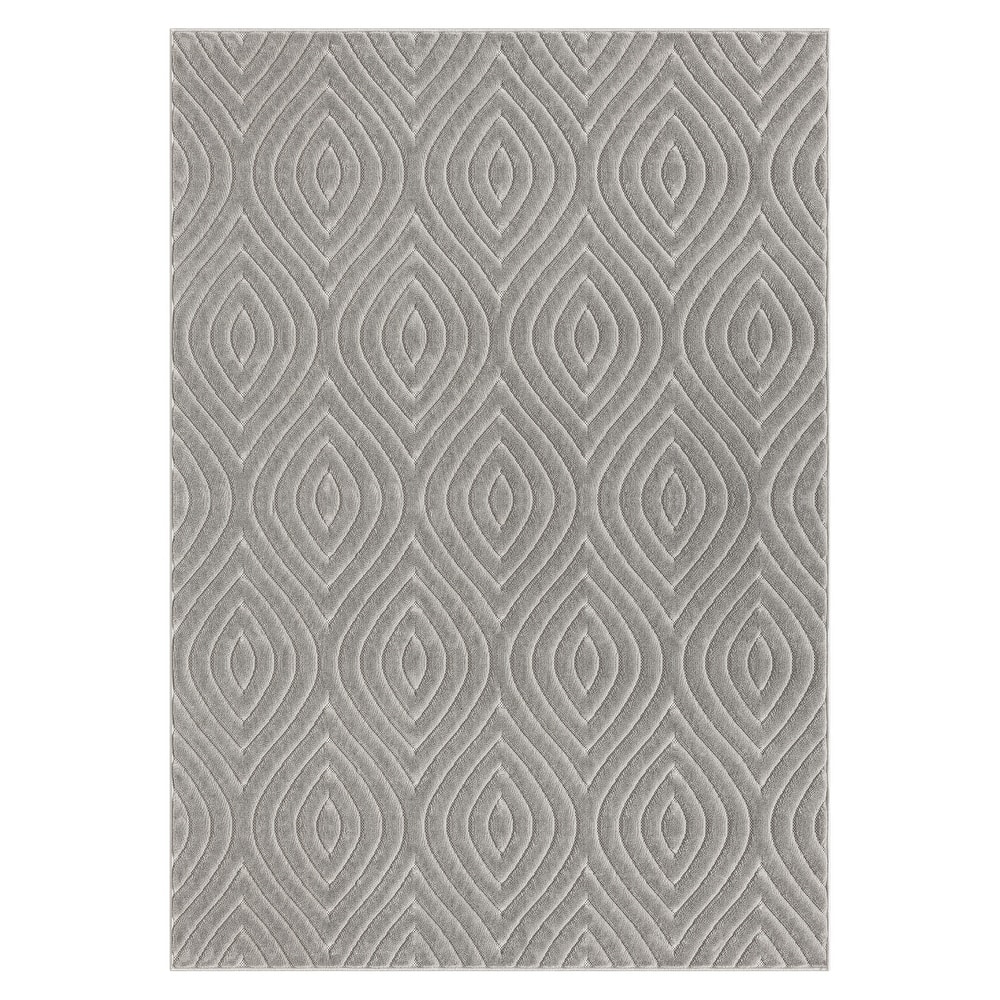 Sevita Modern Trellis Indoor/Outdoor Area Rug