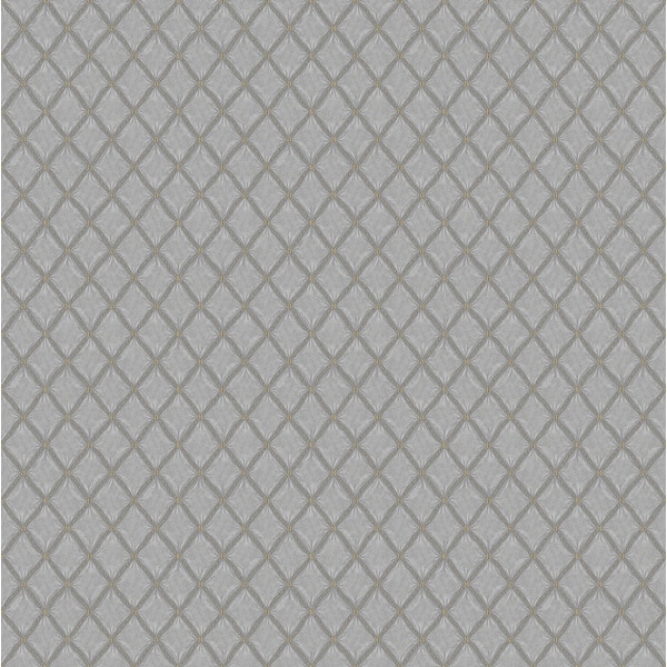 slide 2 of 7, Fine Decor Santina Natural & Grey Trellis Wallpaper