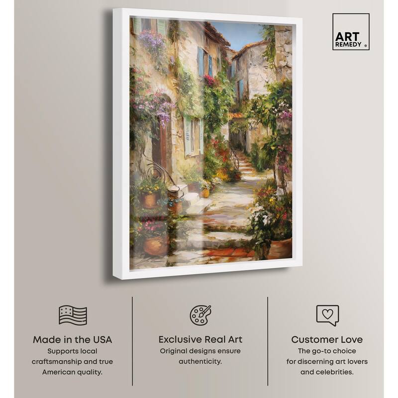 Mediterranean Charm II Shadowbox by Art Remedy