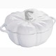 preview thumbnail 5 of 30, STAUB Cast Iron 3.5-qt Pumpkin Cocotte with Stainless Steel Knob White