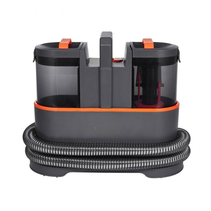 Portable Carpet Cleaner Machine with Powerful 450W Suction and Dual Tank Crevice Tool - 15.16” x 7.48” x 12.91”