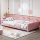 preview thumbnail 13 of 49, Upholstered Daybed with Cloud-Shaped Backrest & Armrests