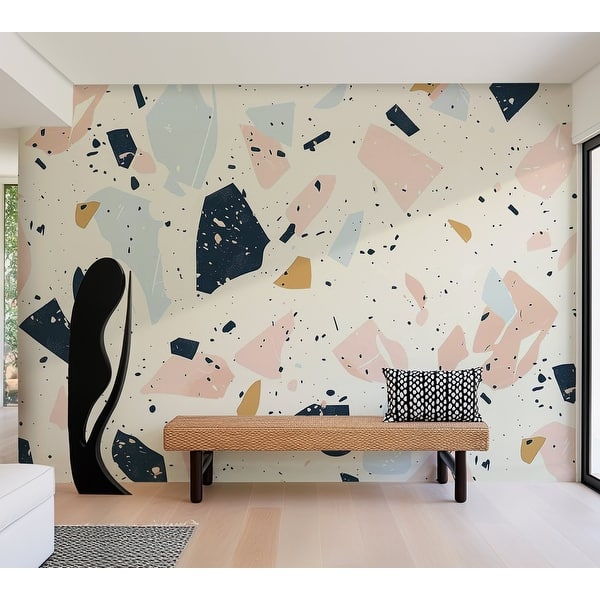 Scott Living 4-in H x 21-in L Terrazzo Bathroom Side Splash