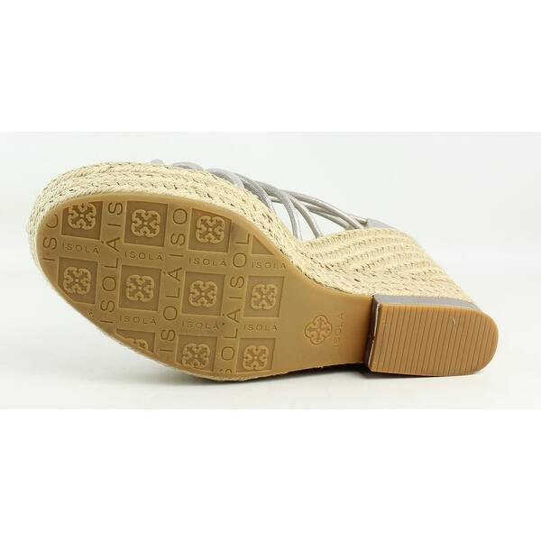 Shop Isola Womens Yara Gray Espadrilles Size 9 Free