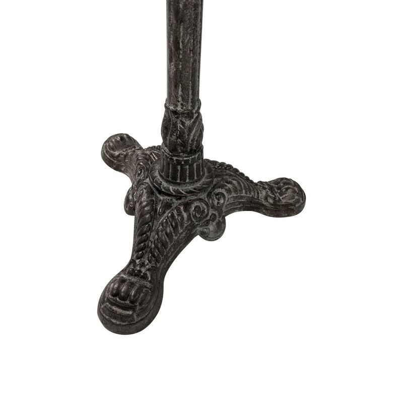 Round Wooden Top Bistro Table - 30" - Driftwood Brown