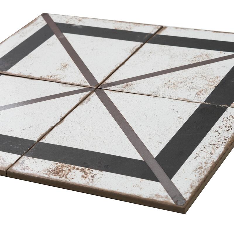 The Tile Life Metallici 8x8 Brown Matte Porcelain Metal Look Floor & Wall Tile