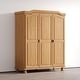 preview thumbnail 15 of 15, Bastian Solid Wood Wardrobe