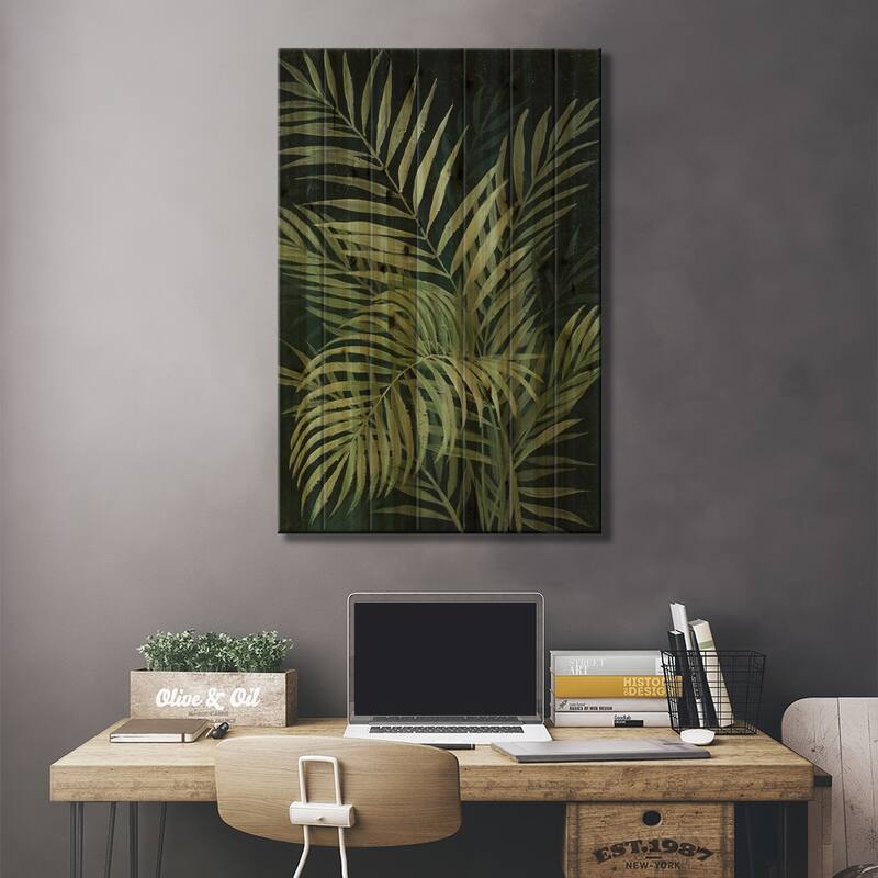 Island Dream Palms II Print On Wood by Nan - Multi-Color