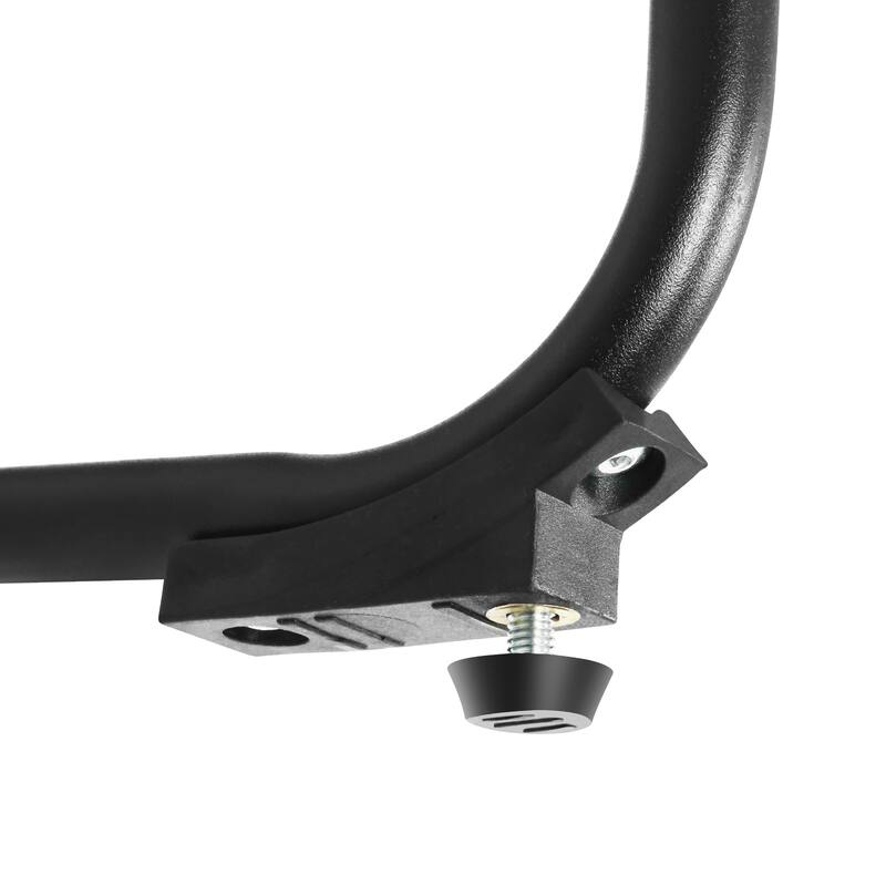 Counter Height Bar Stools with Metal Frame Upholstered Kitchen Island Stool in Faux Leather or Fabric