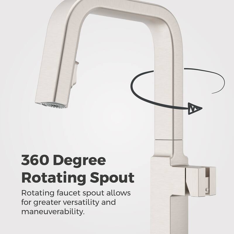 Pfister GT529-VRV Verve 1.8 GPM Single Hole Pull Down Kitchen Faucet