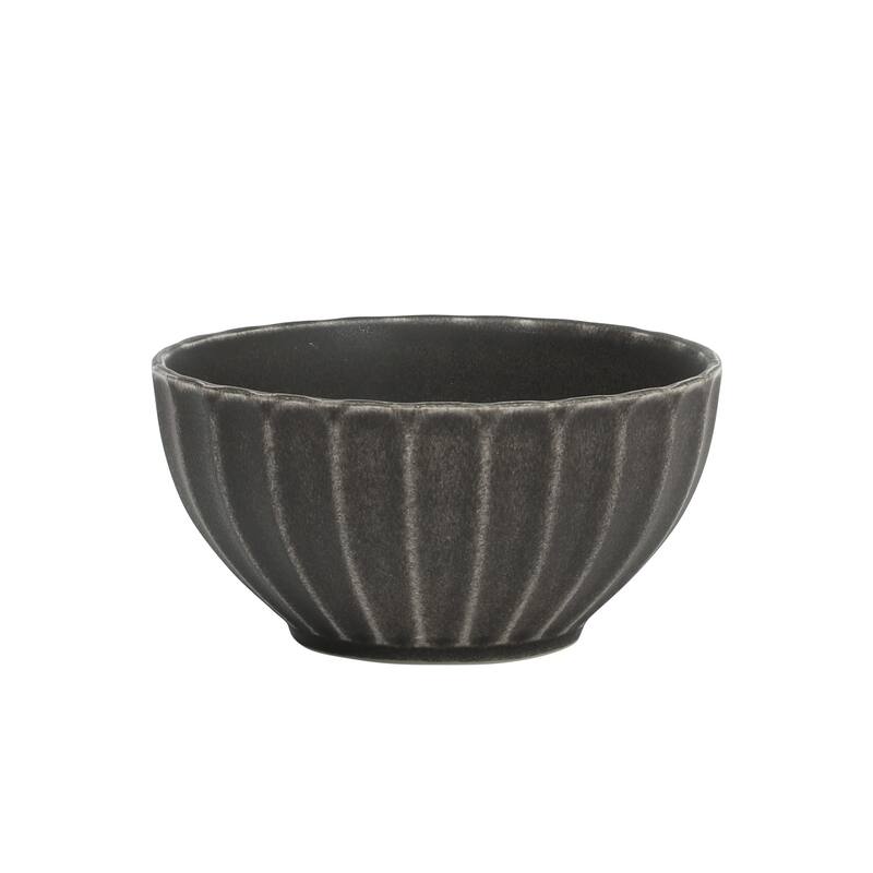 Gibson Elite Malibu Shore 16 Piece Scallop Stoneware Reactive Glaze (Service for 4) Ceramic Plates and Bowls Dinnerware Set
