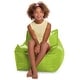 preview thumbnail 78 of 89, Bean Bag Chair for Kids, Teens and Adults, Comfy Chairs for your Room Newport Chair - Lime Green
