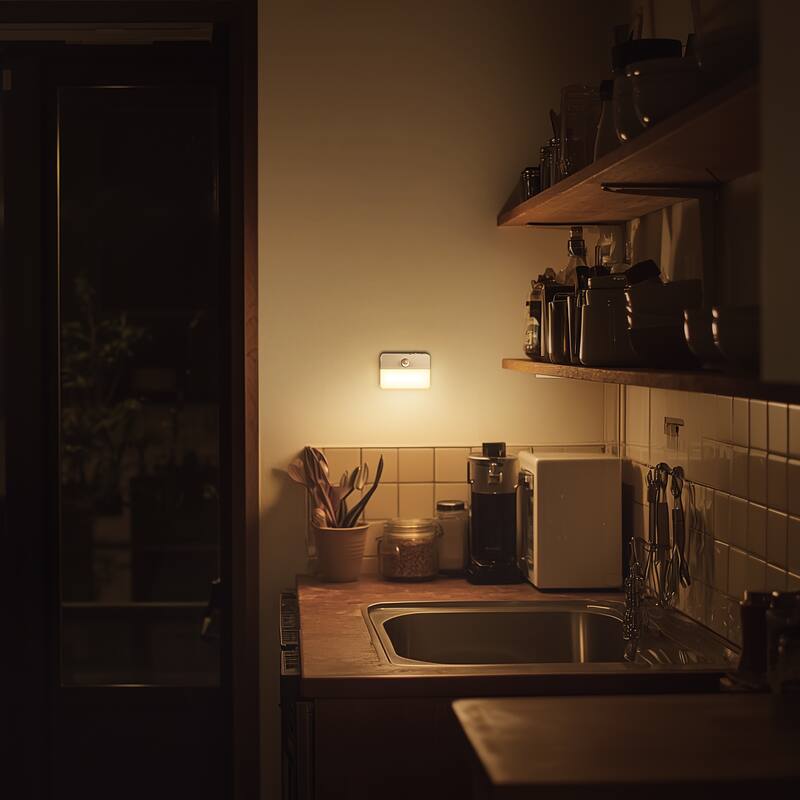 YANSUN 2-Pack Battery-Powered Motion Sensor Night Light, 5V 14500 500mAh