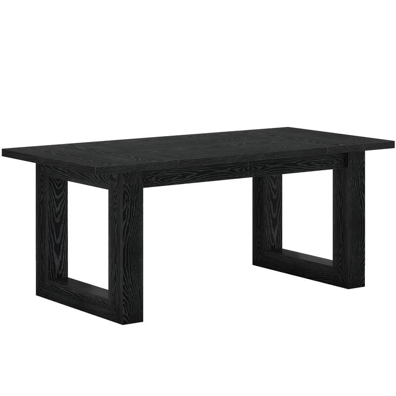 Large Rectangular Wooden Kitchen Dining Dinner Table for 4-6 People