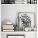 preview thumbnail 22 of 48, Large Entertainment Center Bookshelves 57x38 inch Hutch Space for TV